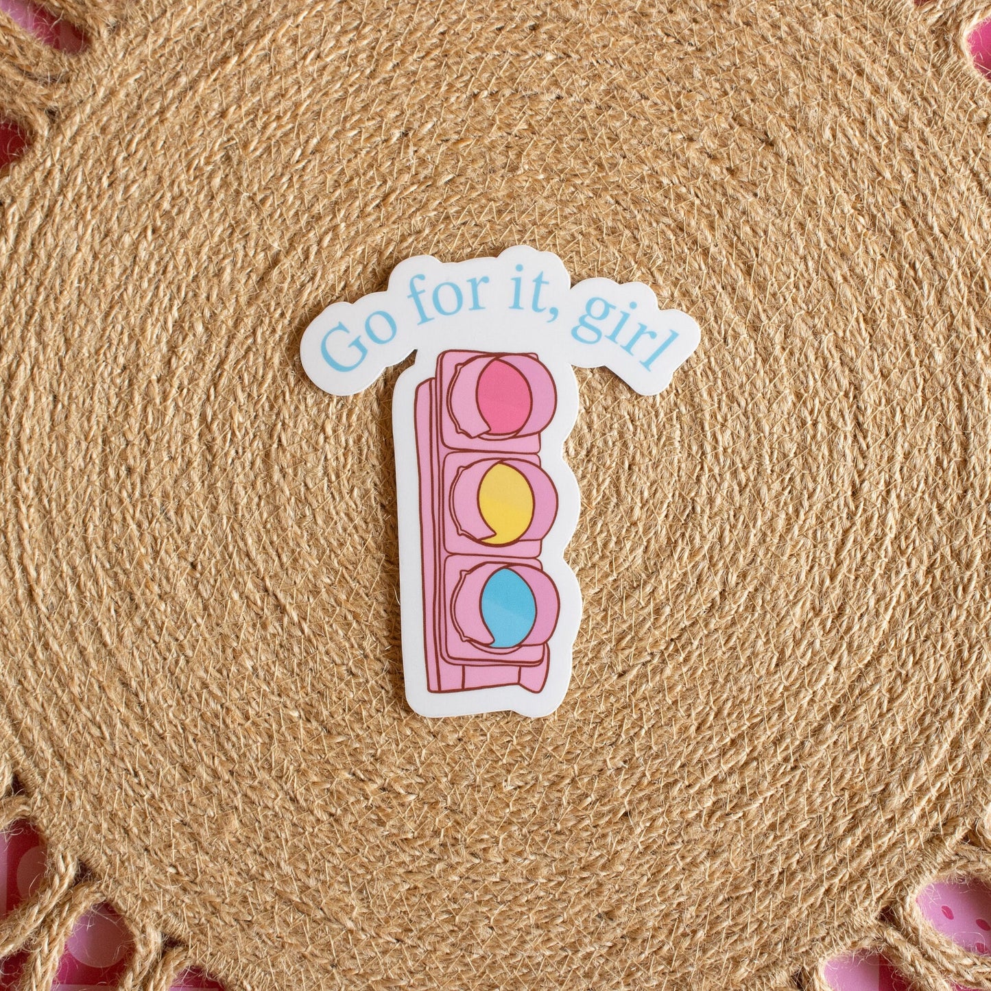 Go For it Girl Vinyl Sticker