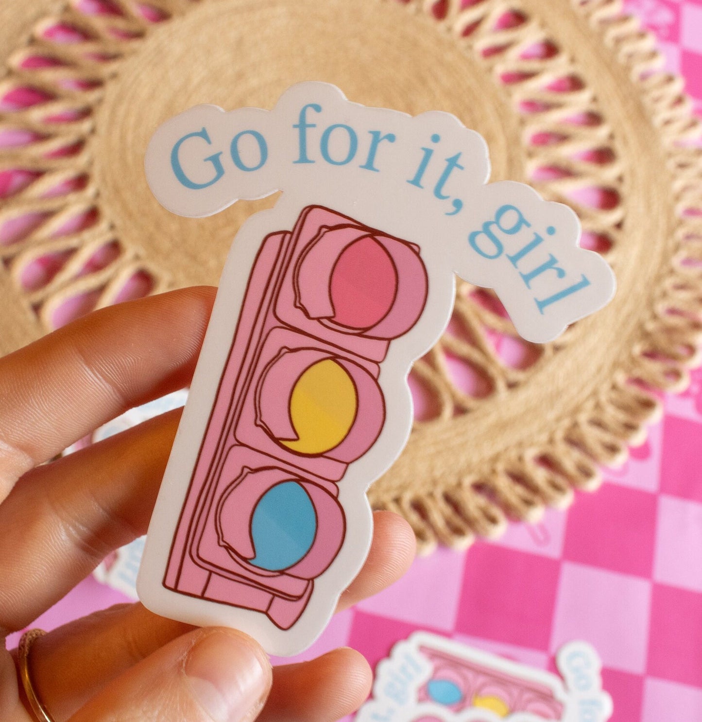 Go For it Girl Vinyl Sticker