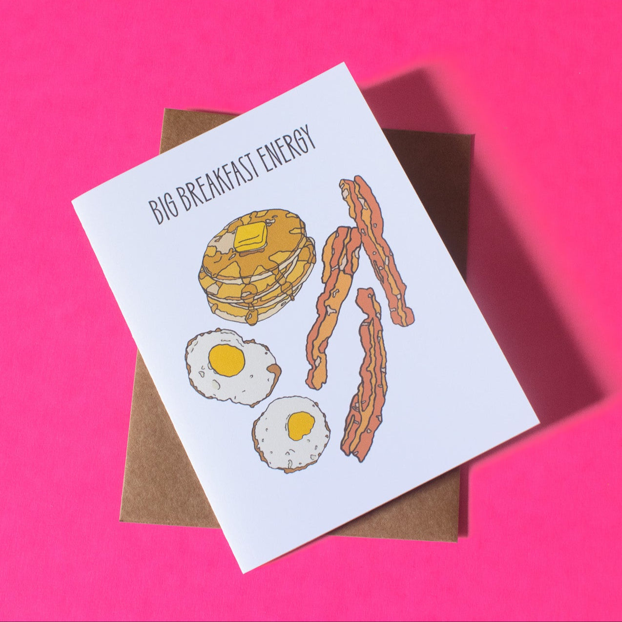 Big Breakfast Energy Greeting Card