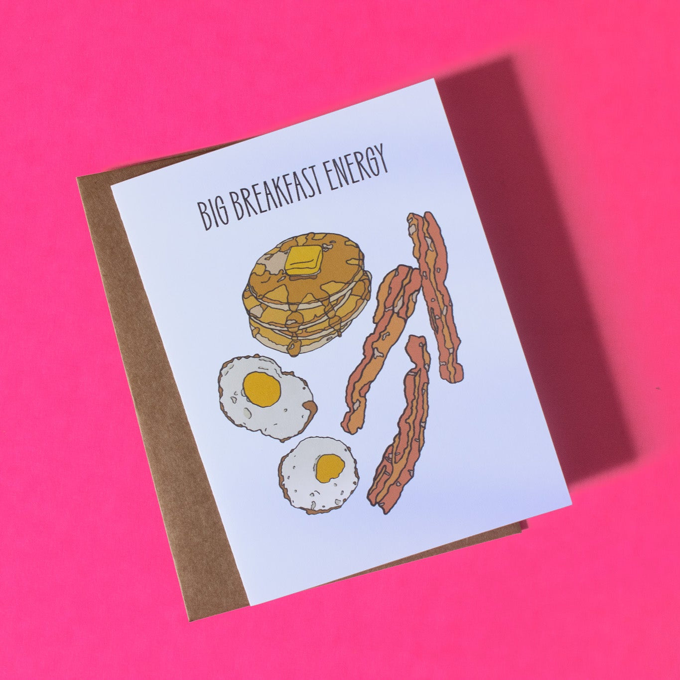 Big Breakfast Energy Greeting Card