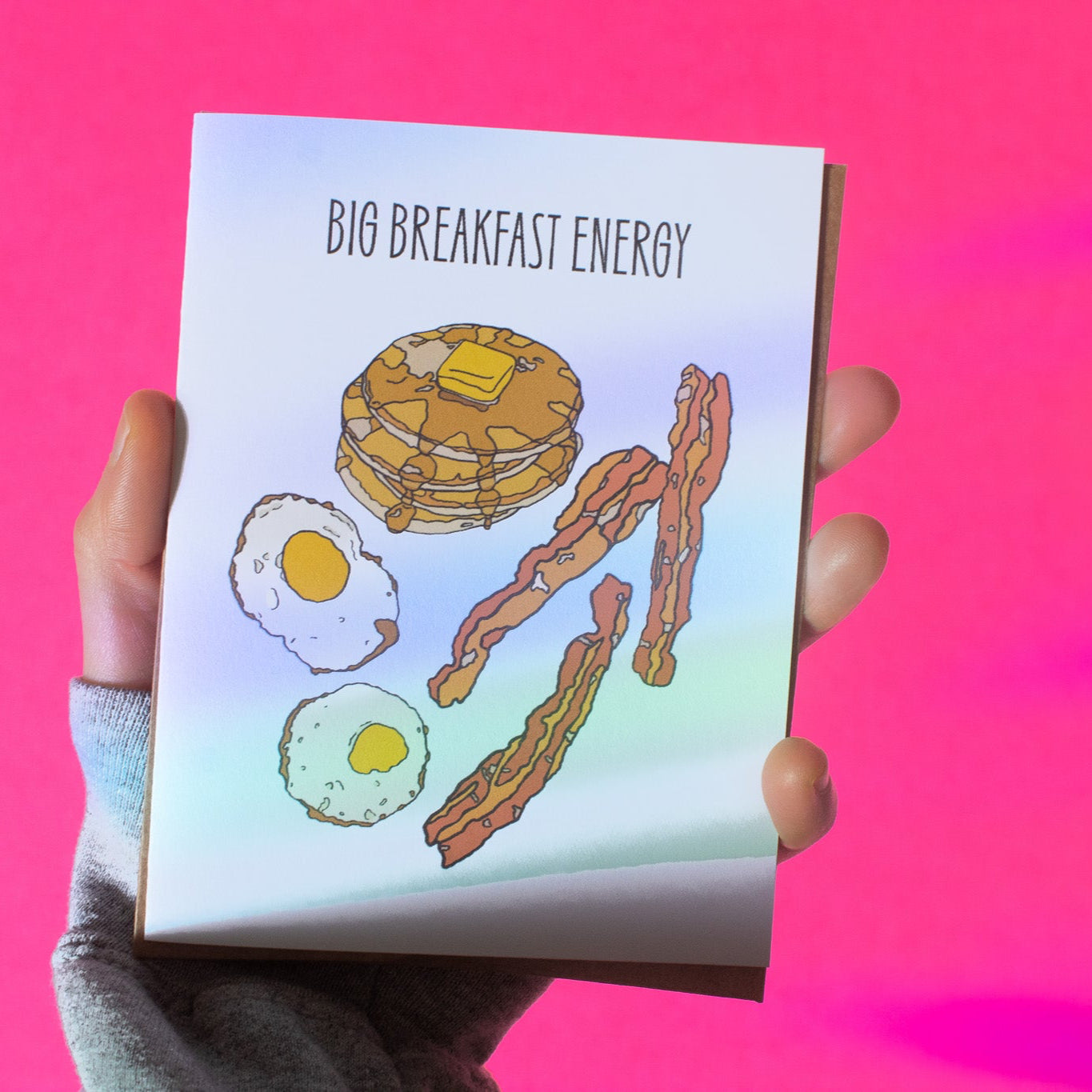 Big Breakfast Energy Greeting Card