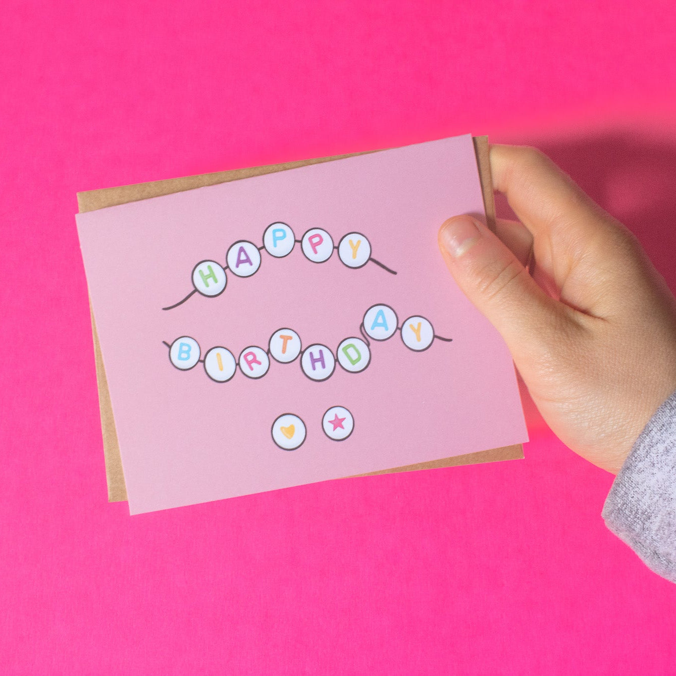Birthday Friendship Bracelet Greeting Card