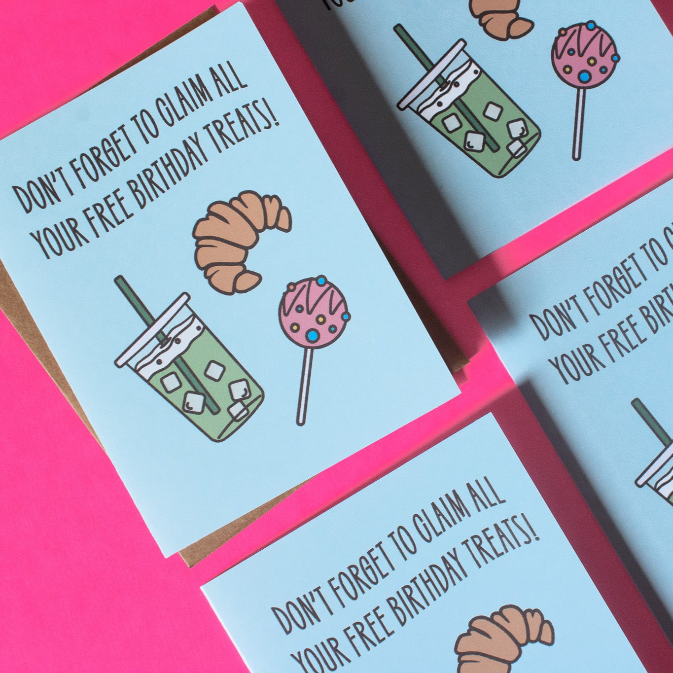 Birthday Treats Greeting Card