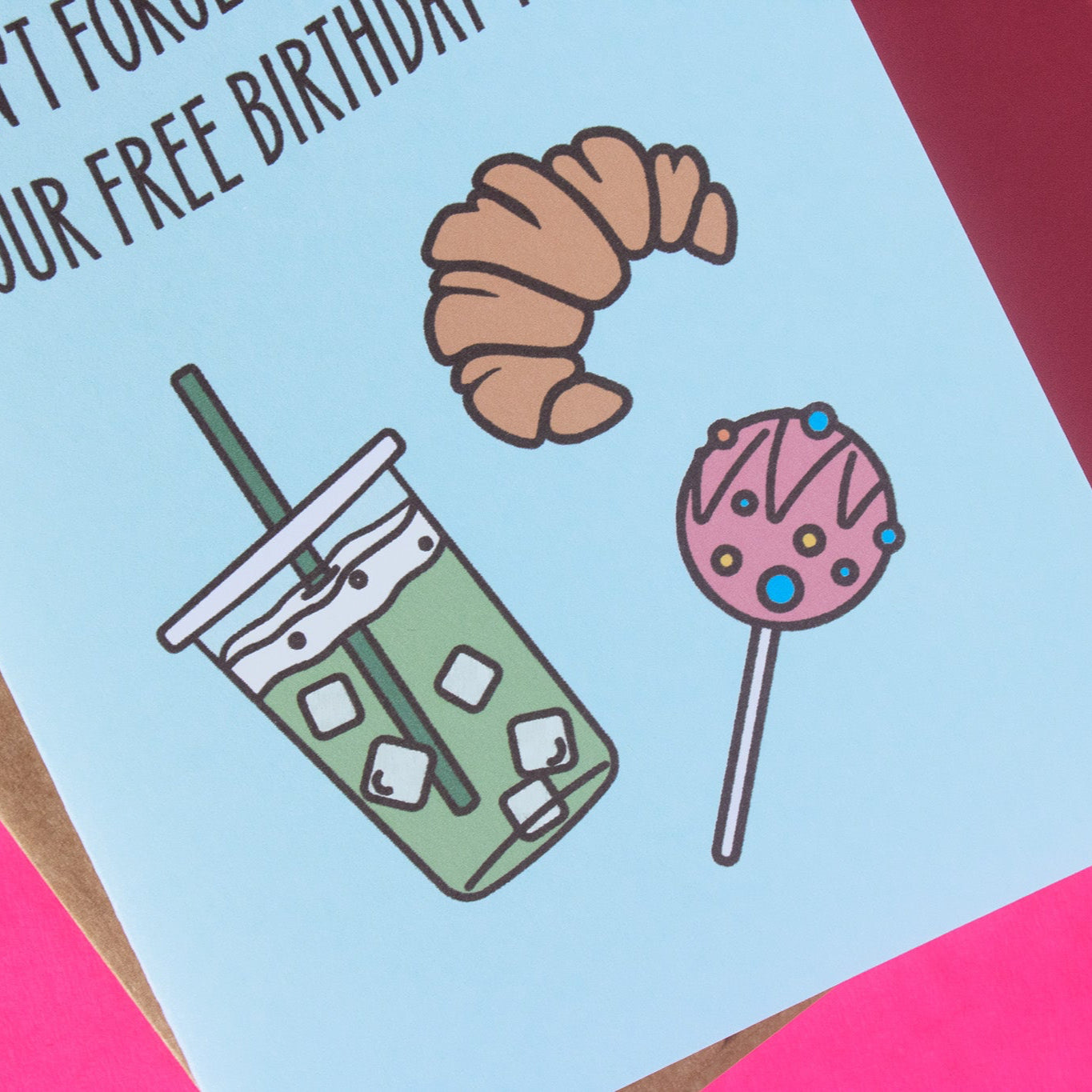Birthday Treats Greeting Card