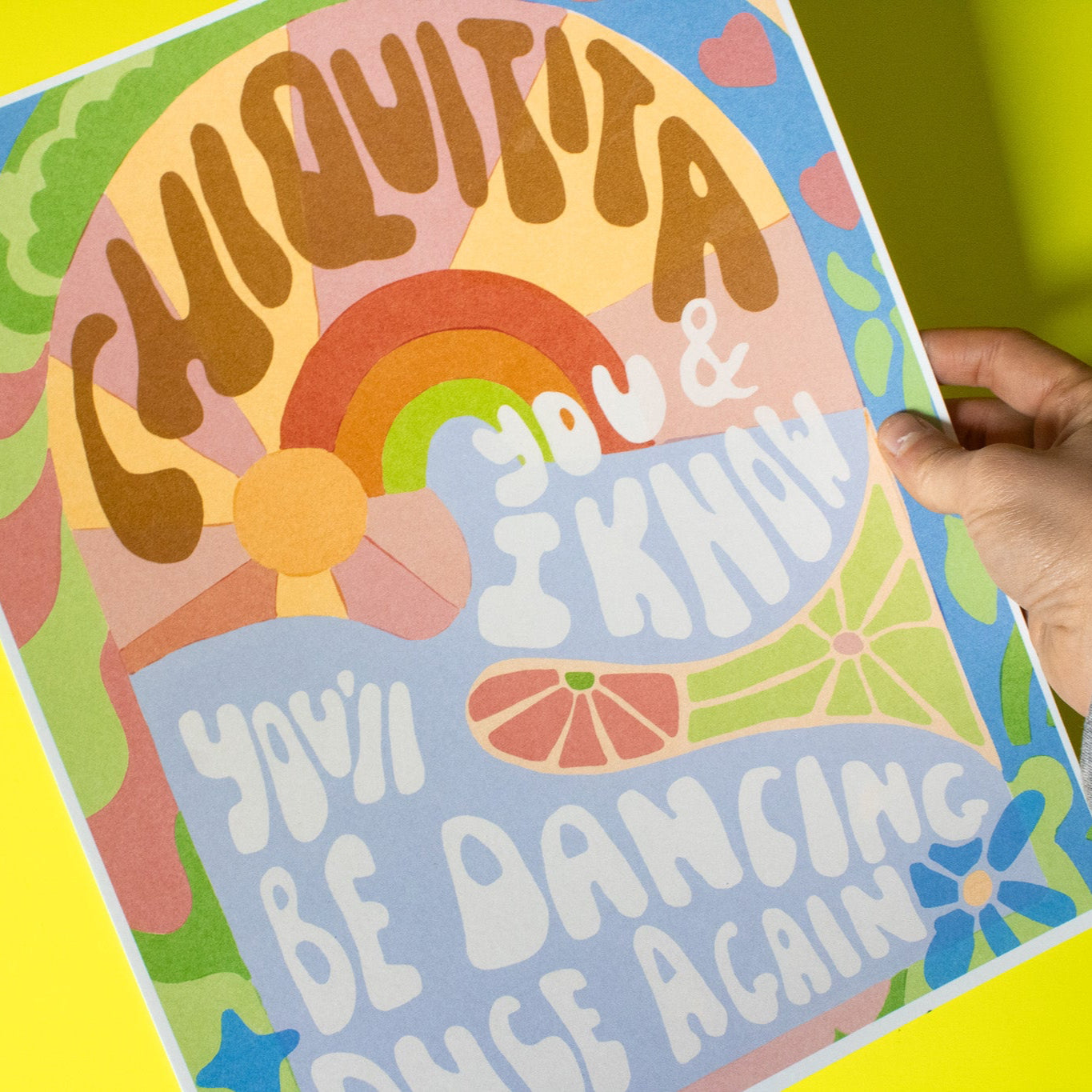 Chiquitita 70s Disco Wall Art Print
