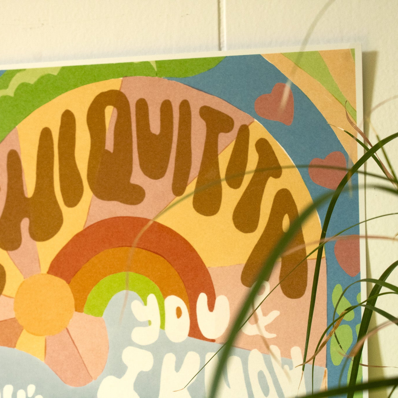 Chiquitita 70s Disco Wall Art Print
