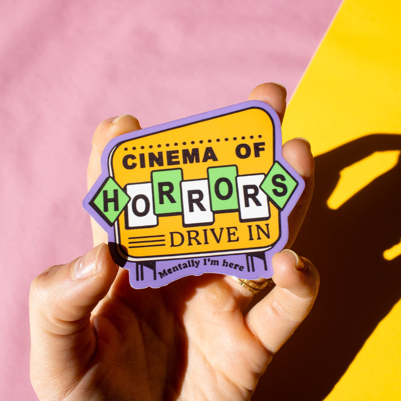 Cinema of Horrors Vinyl Sticker