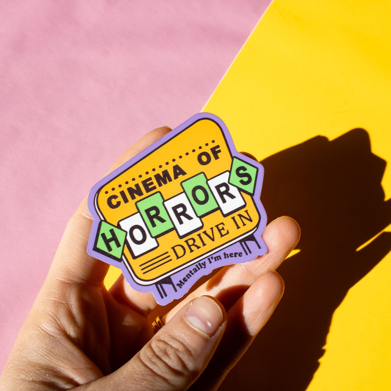 Cinema of Horrors Vinyl Sticker