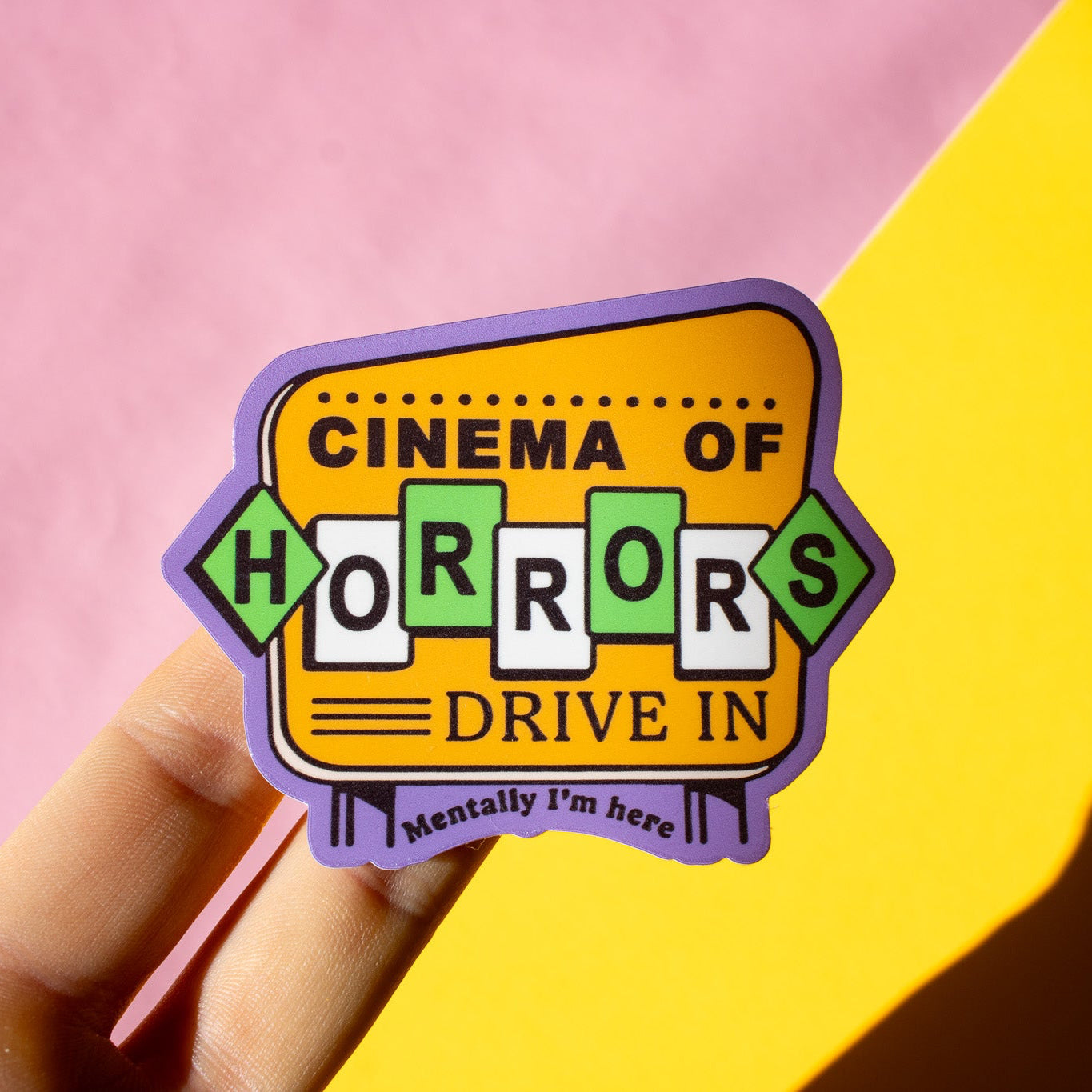 Cinema of Horrors Vinyl Sticker