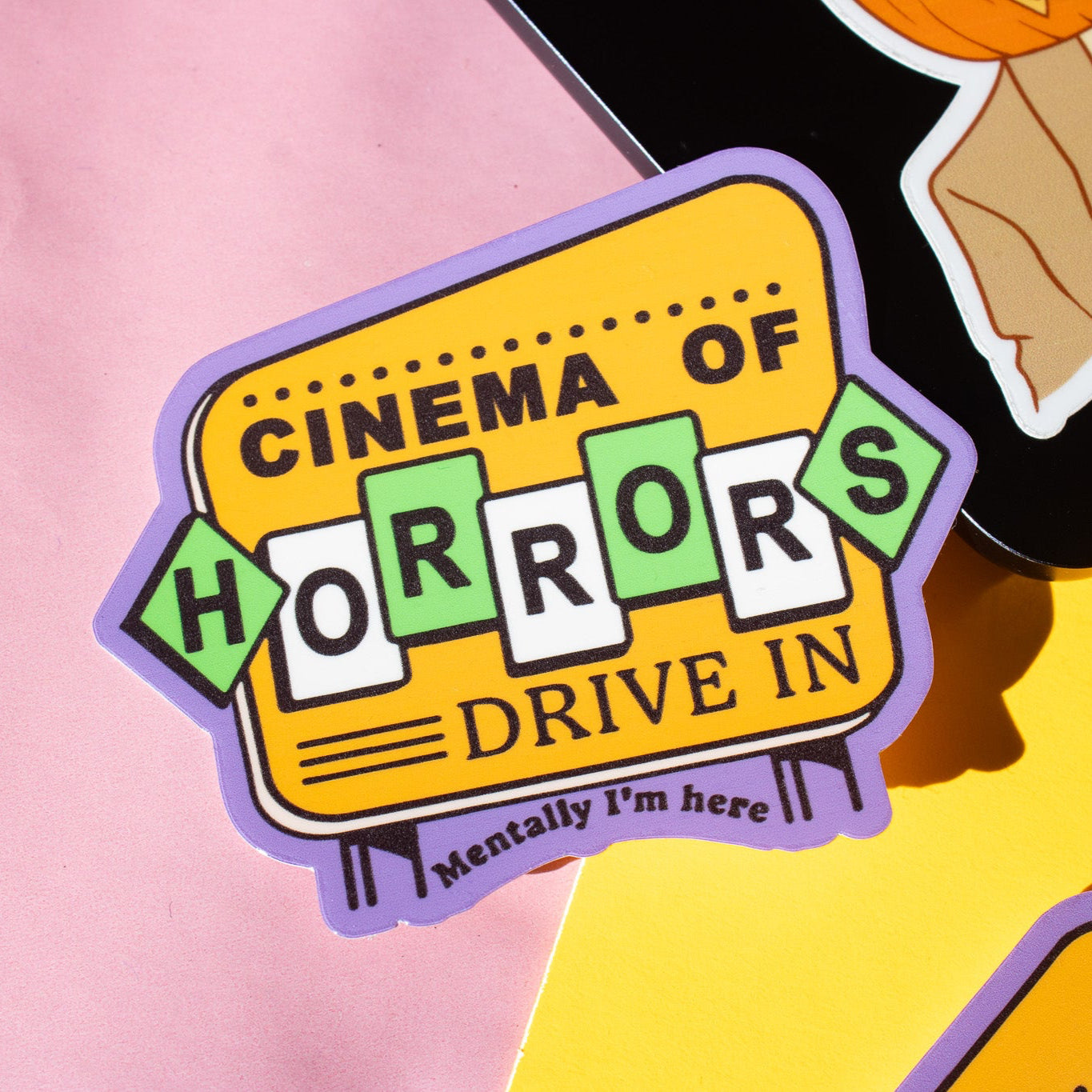 Cinema of Horrors Vinyl Sticker