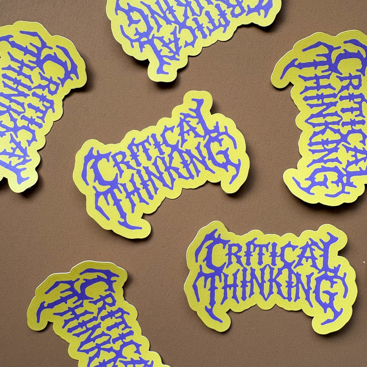 Critical Thinking Vinyl Sticker