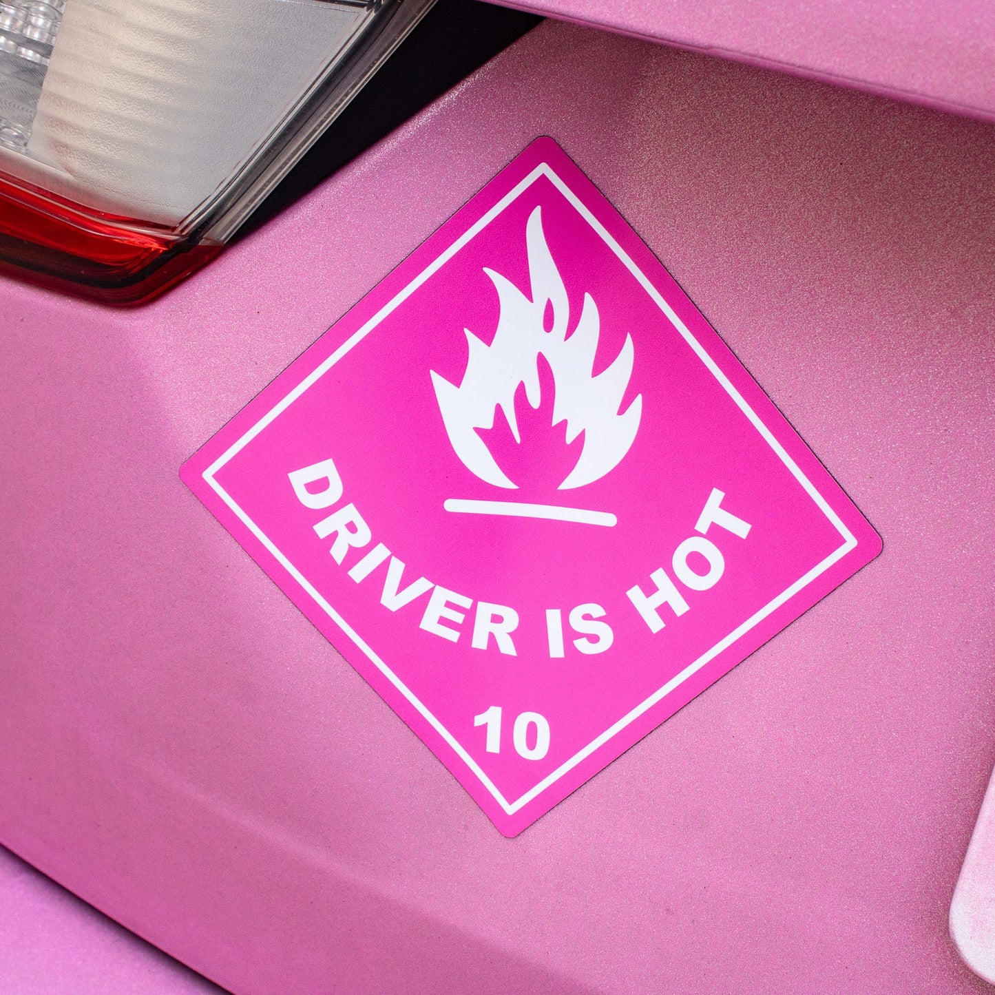 Driver is Hot Bumper Magnet