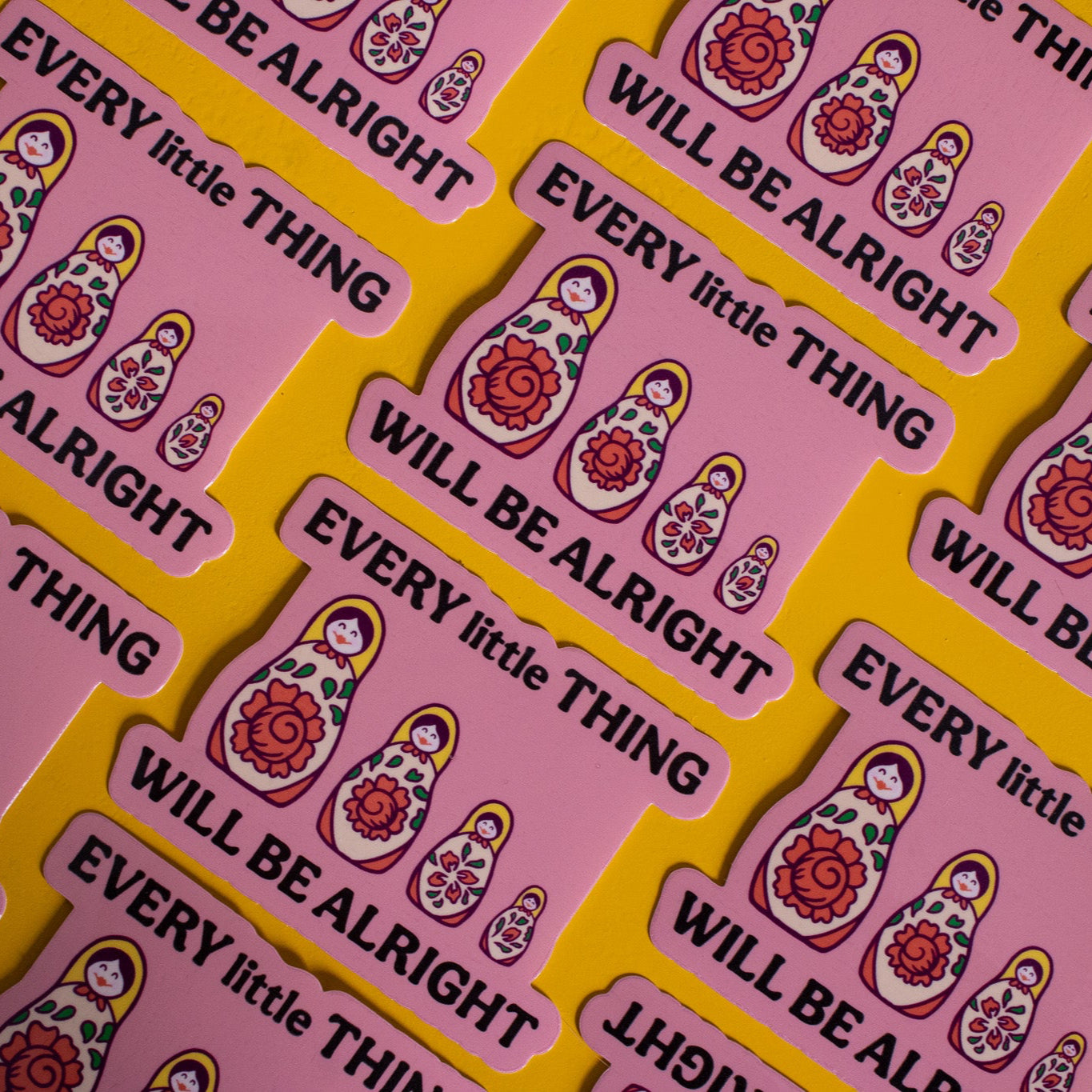 Every Little Thing Russian Dolls Vinyl Sticker