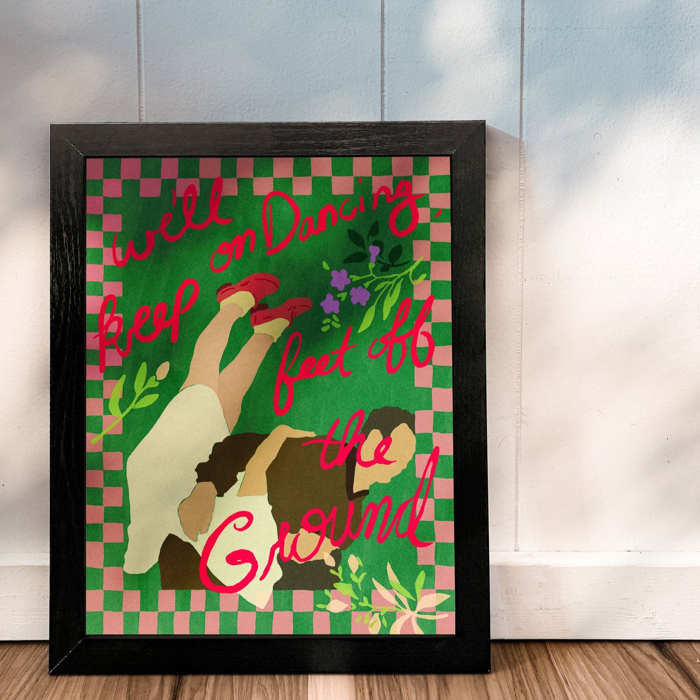 Feet Off the Ground Wall Art Print