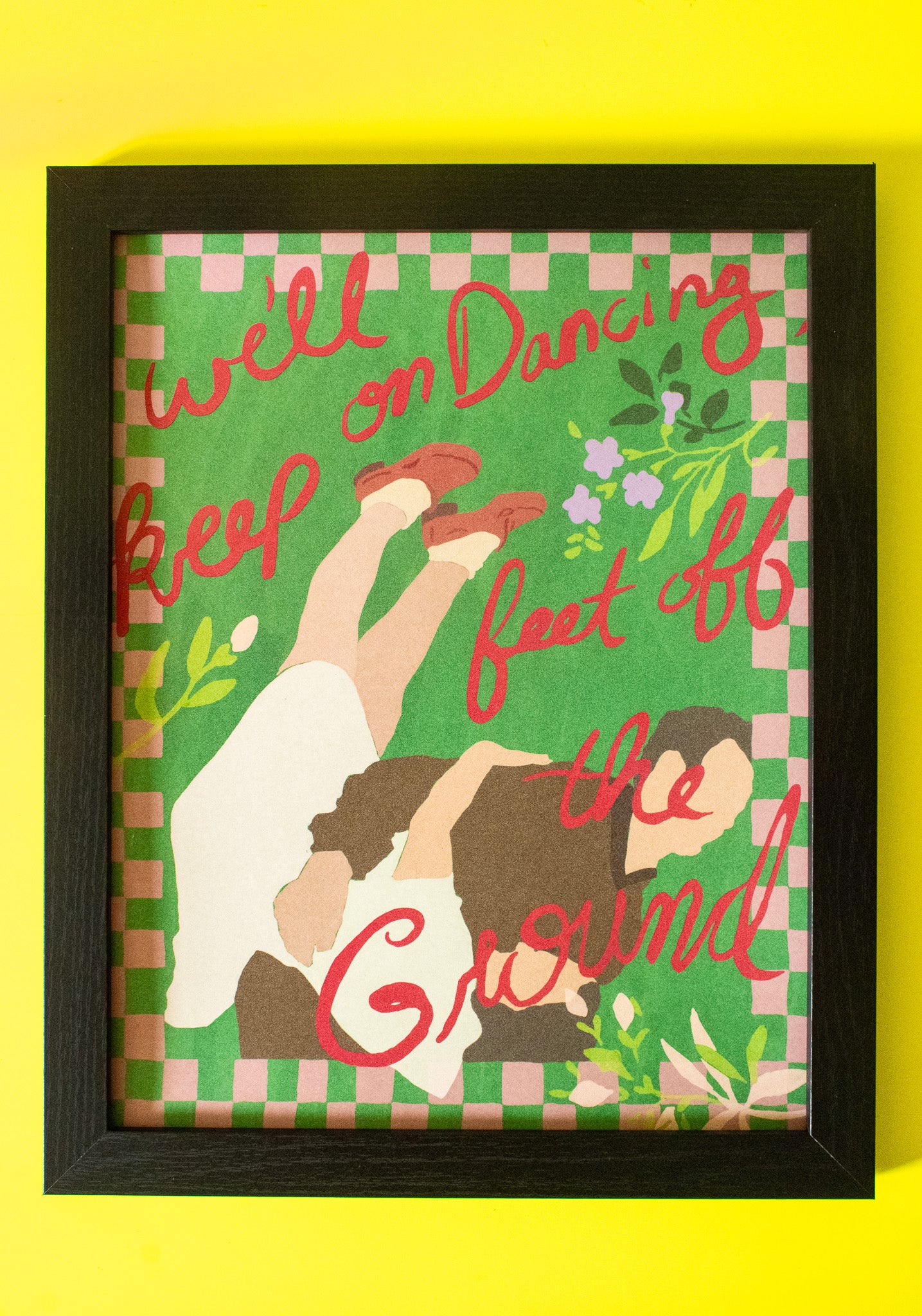 Feet Off the Ground Wall Art Print