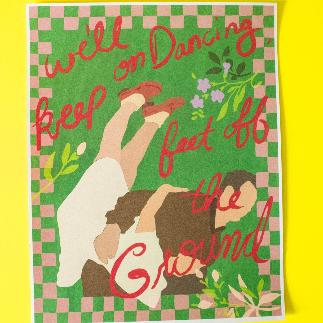 Feet Off the Ground Wall Art Print