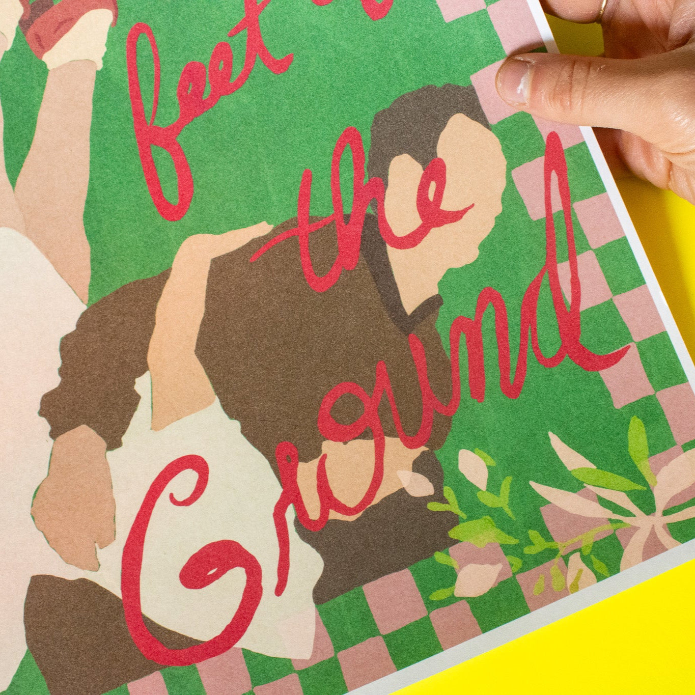 Feet Off the Ground Wall Art Print