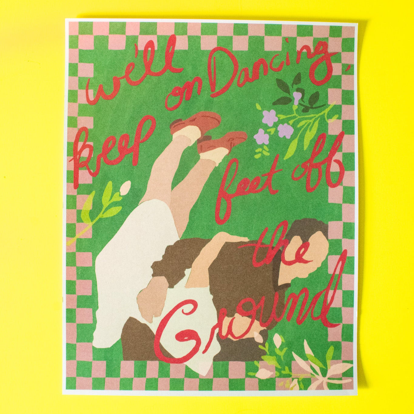 Feet Off the Ground Wall Art Print