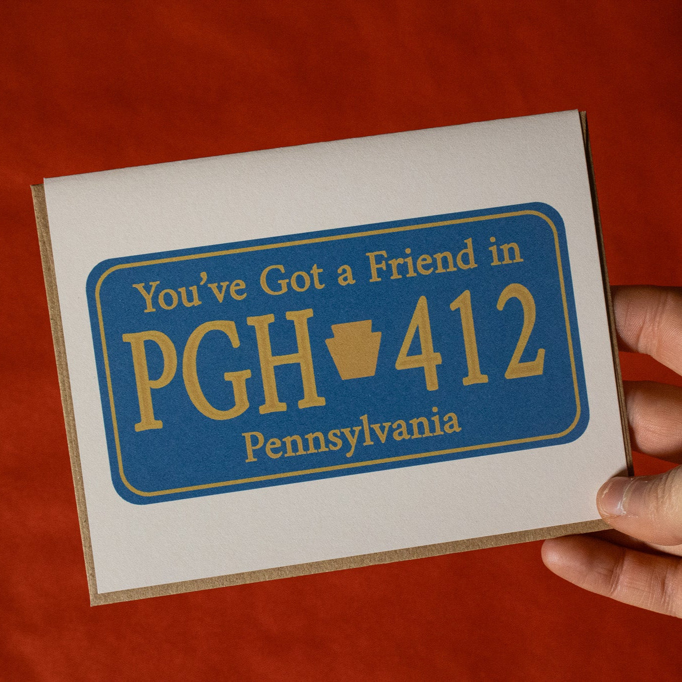 Friend in Pennsylvania Greeting Card