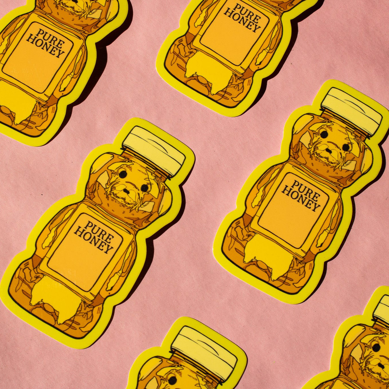 Honey Bear Vinyl Sticker
