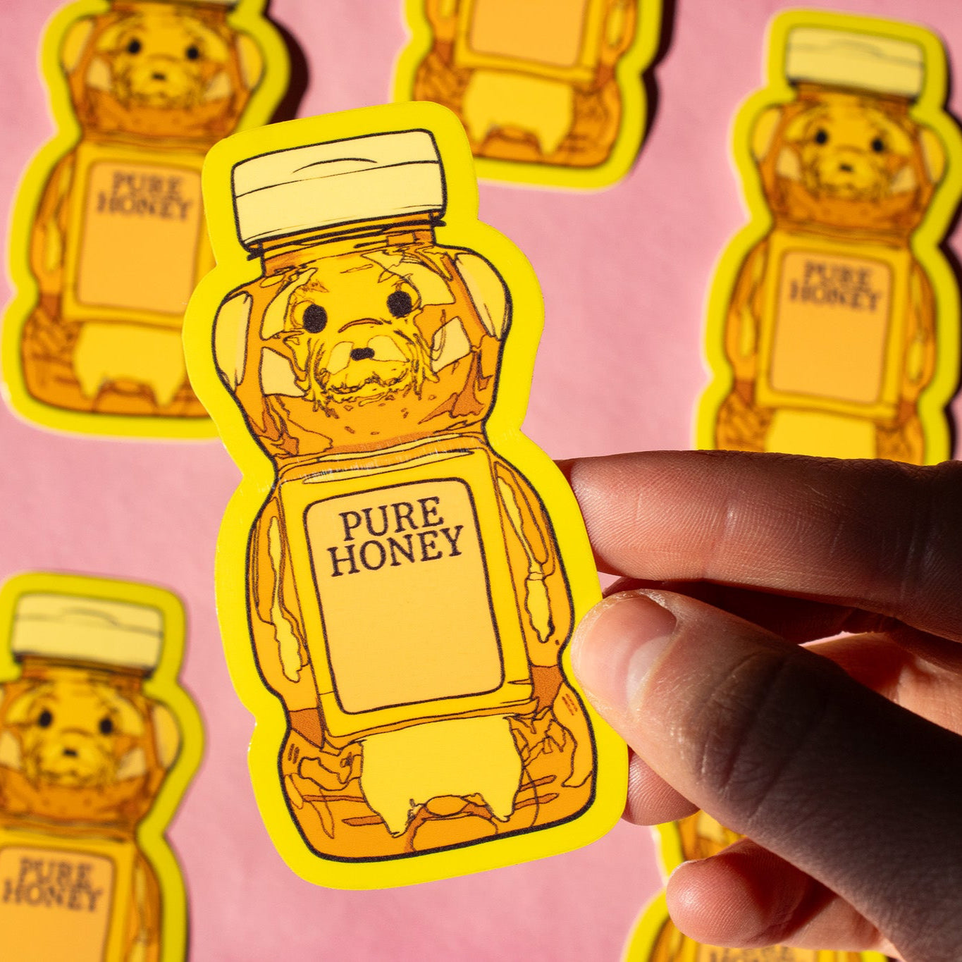 Honey Bear Vinyl Sticker