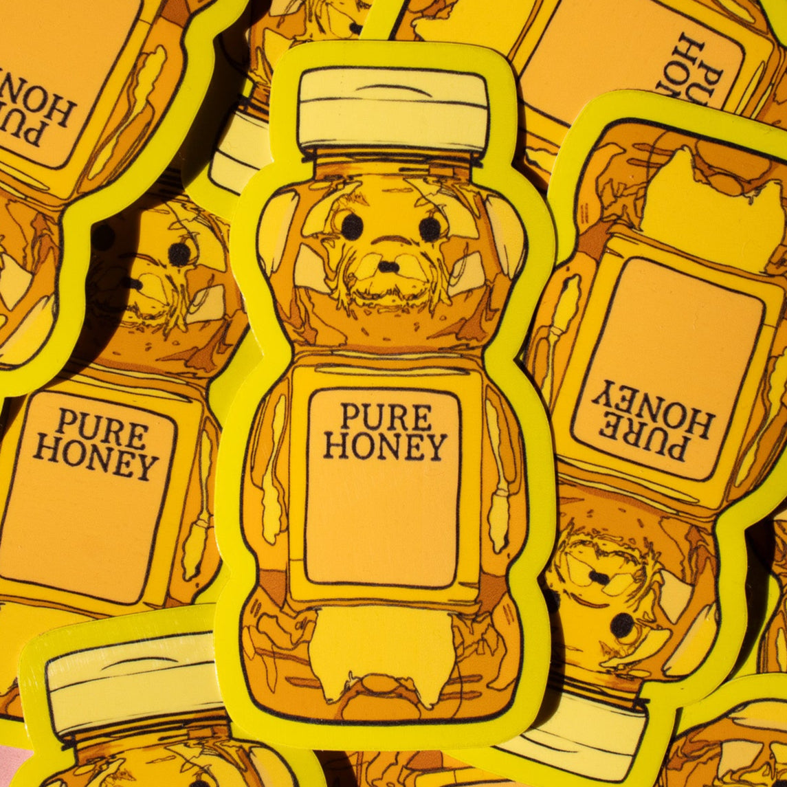 Honey Bear Vinyl Sticker