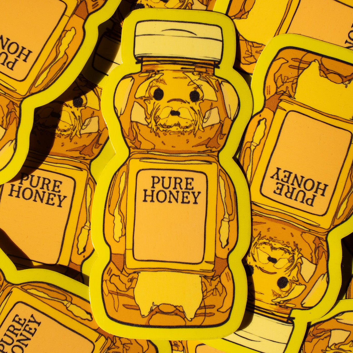 Honey Bear Vinyl Sticker