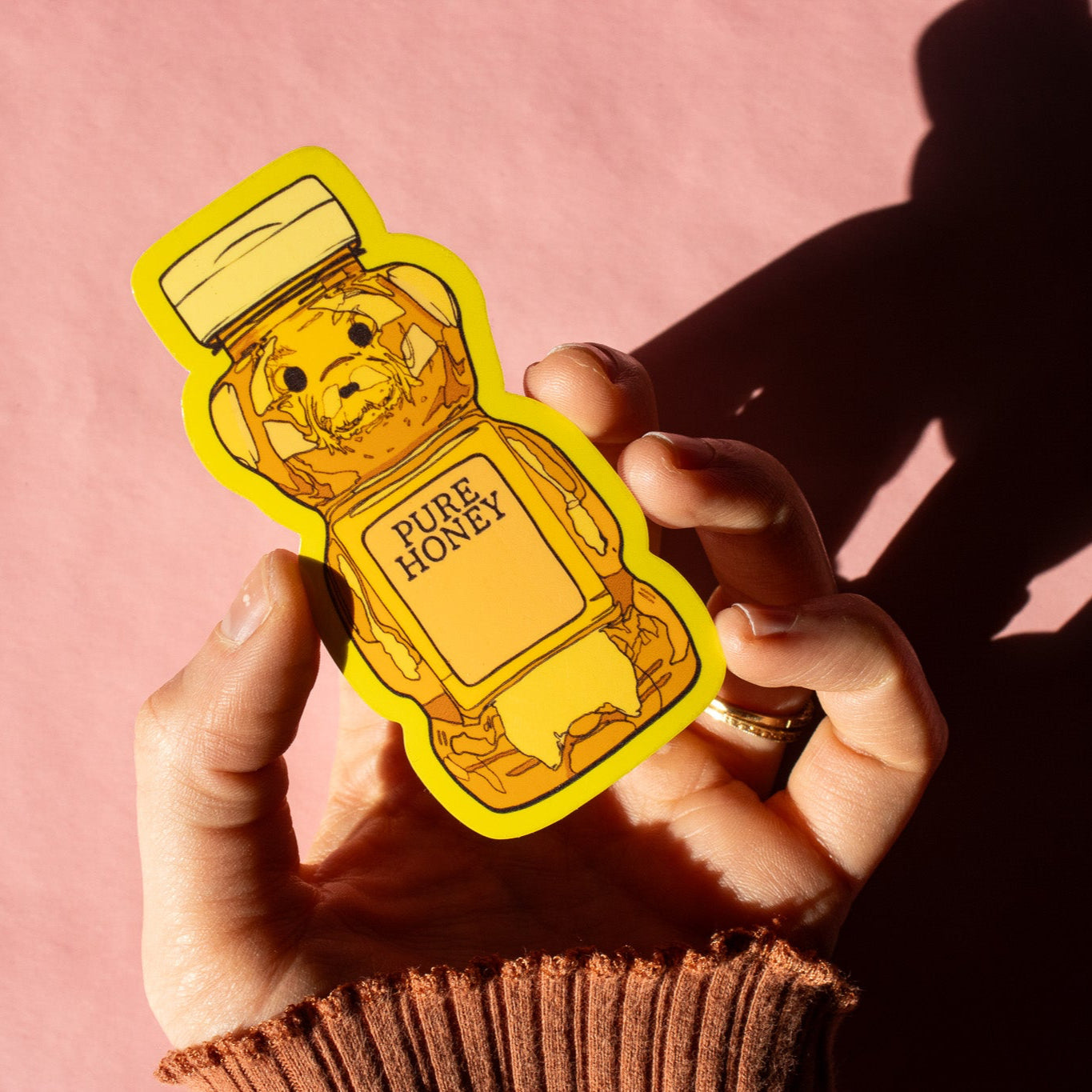 Honey Bear Vinyl Sticker