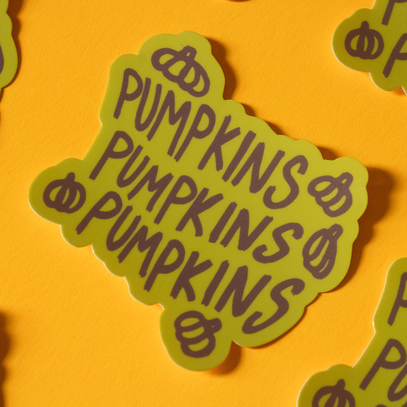 Pumpkins Pumpkins Vinyl Sticker