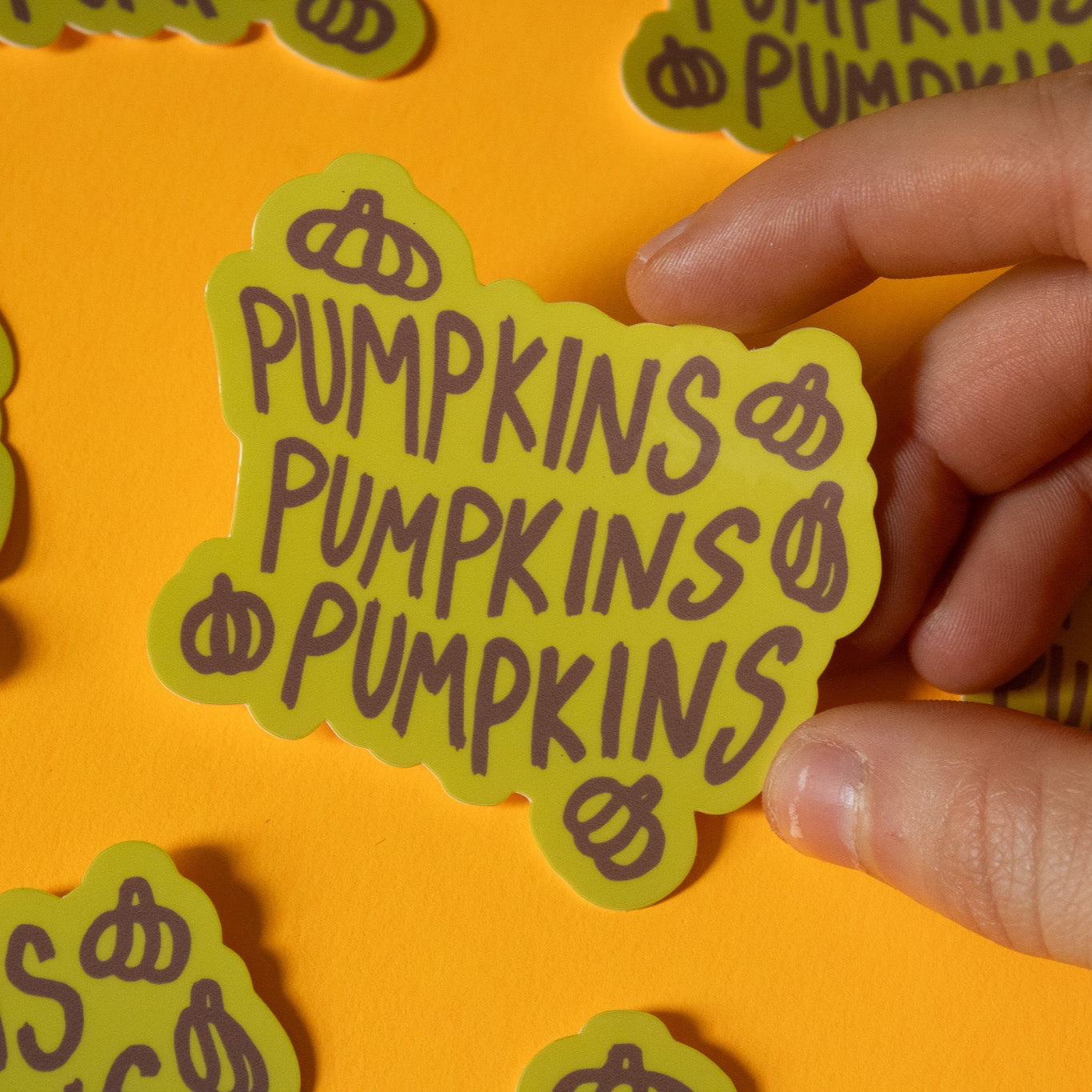 Pumpkins Pumpkins Vinyl Sticker