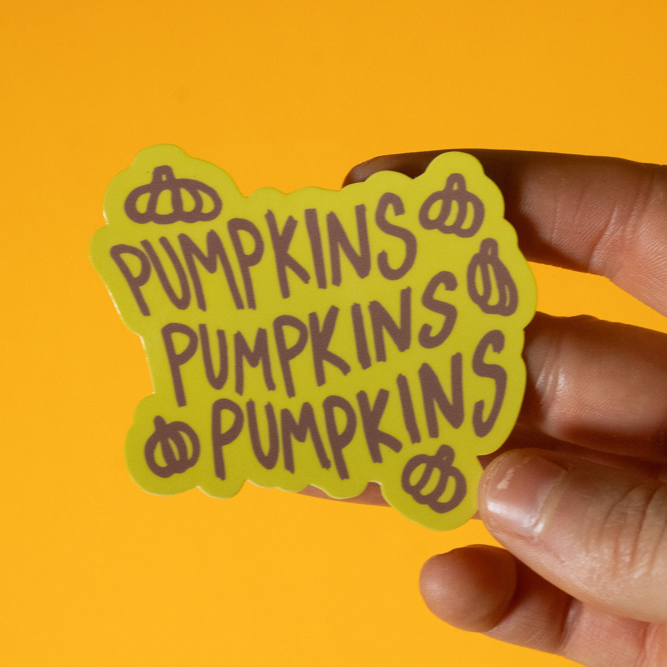 Pumpkins Pumpkins Vinyl Sticker