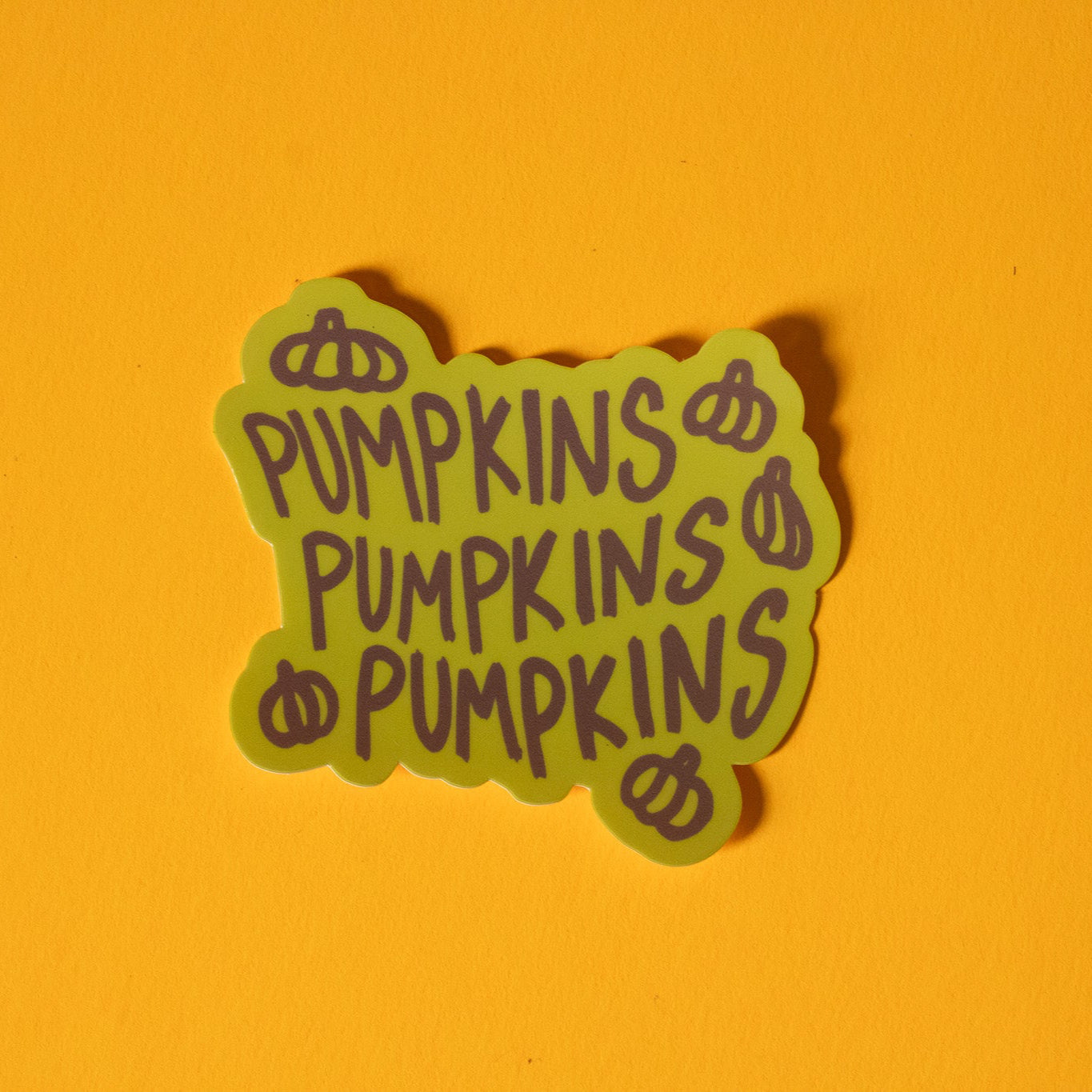 Pumpkins Pumpkins Vinyl Sticker