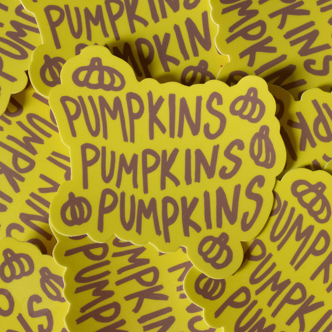 Pumpkins Pumpkins Vinyl Sticker