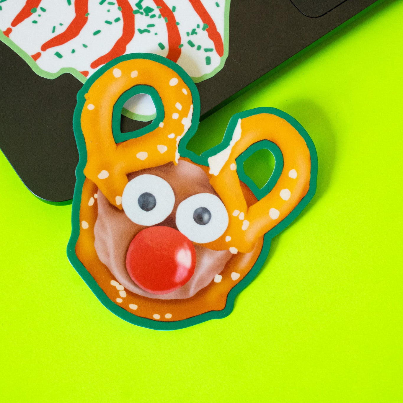 Reindeer Treat Vinyl Sticker