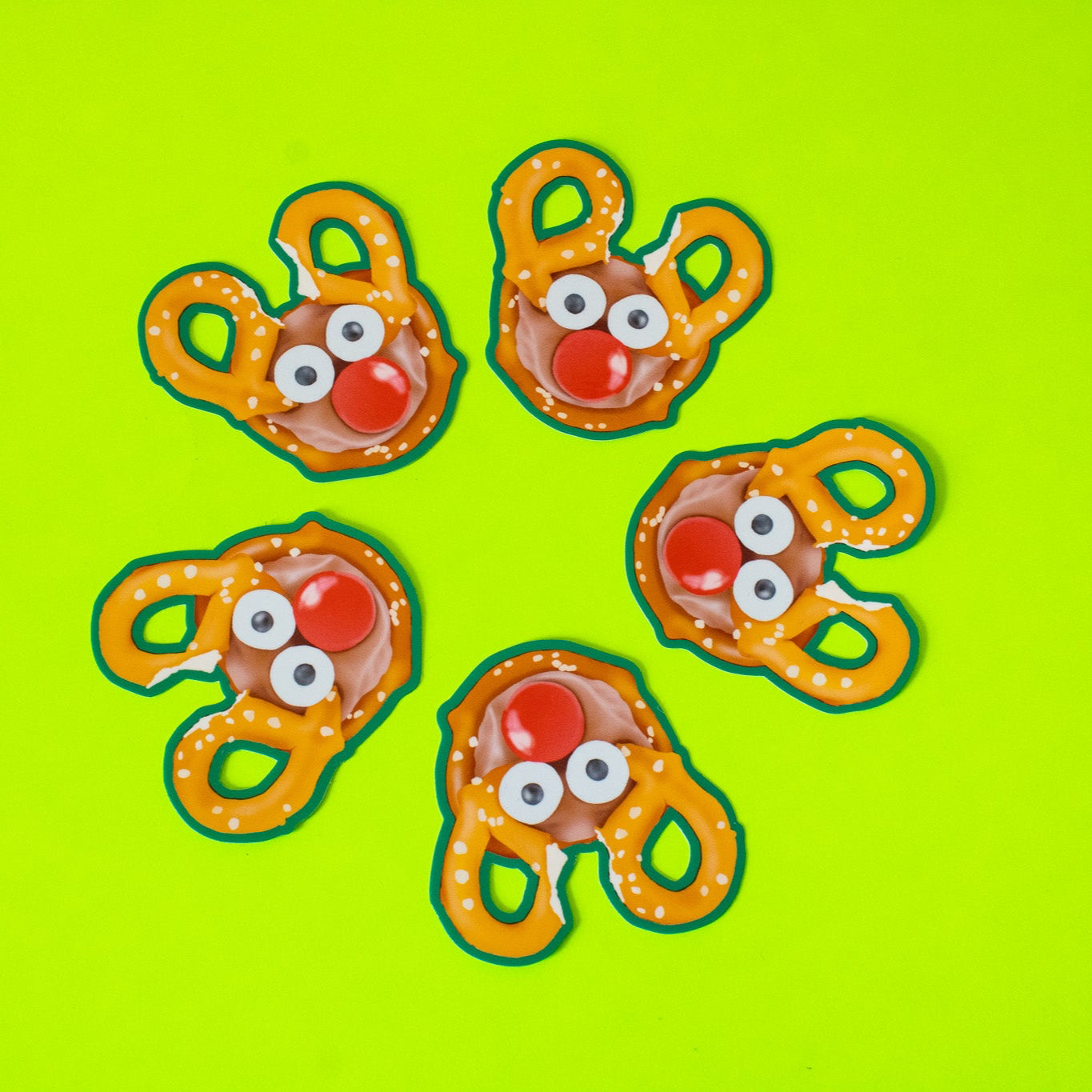 Reindeer Treat Vinyl Sticker