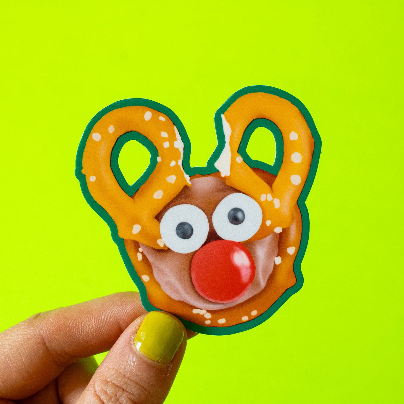 Reindeer Treat Vinyl Sticker