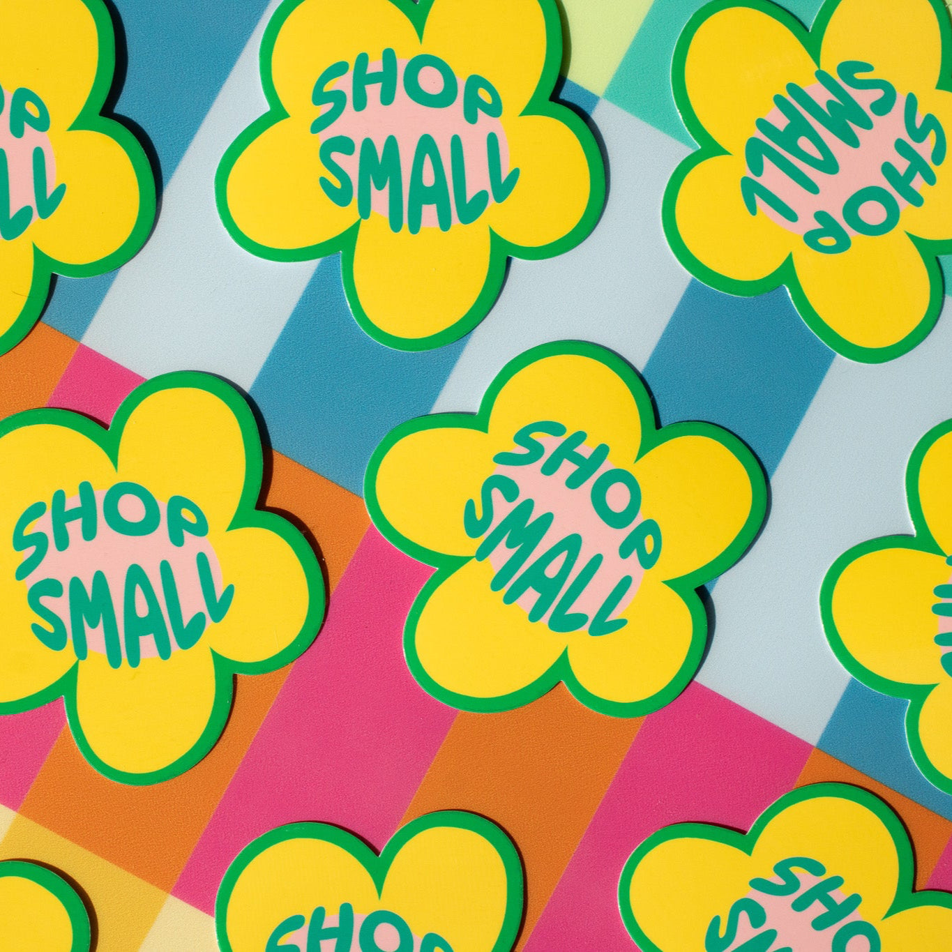 Shop Small Flower Vinyl Sticker