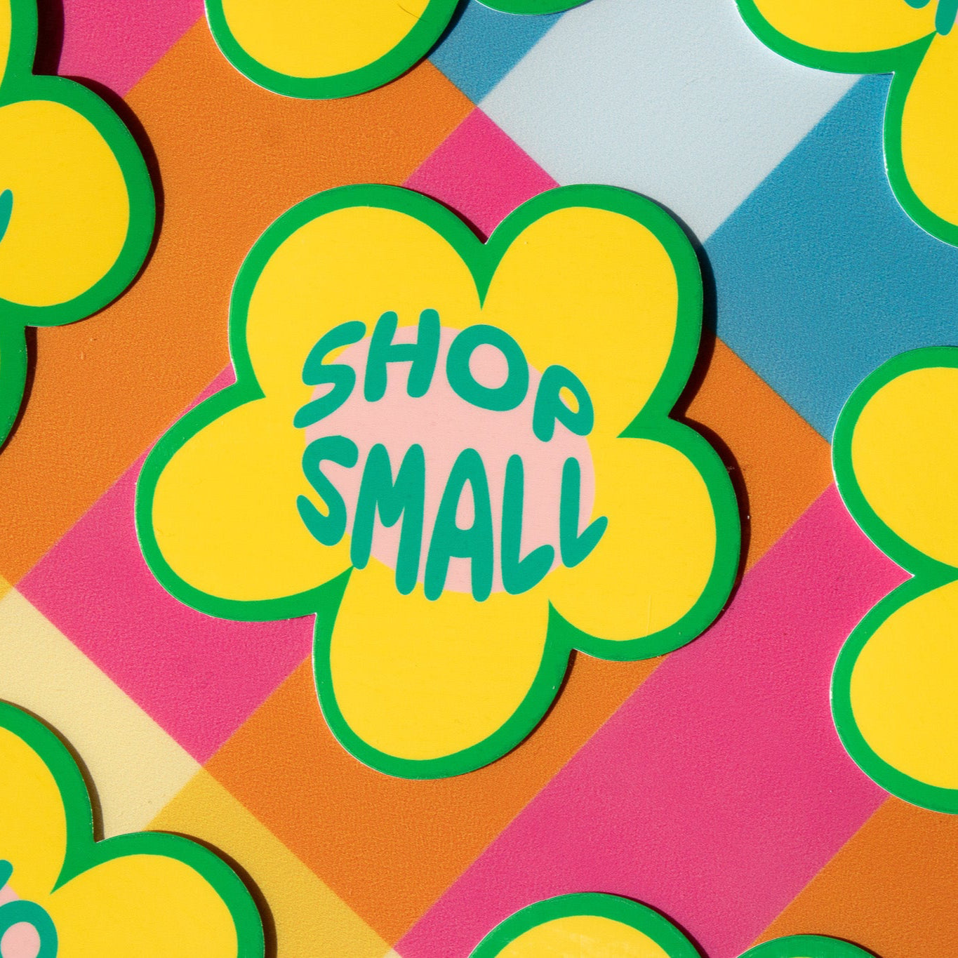 Shop Small Flower Vinyl Sticker