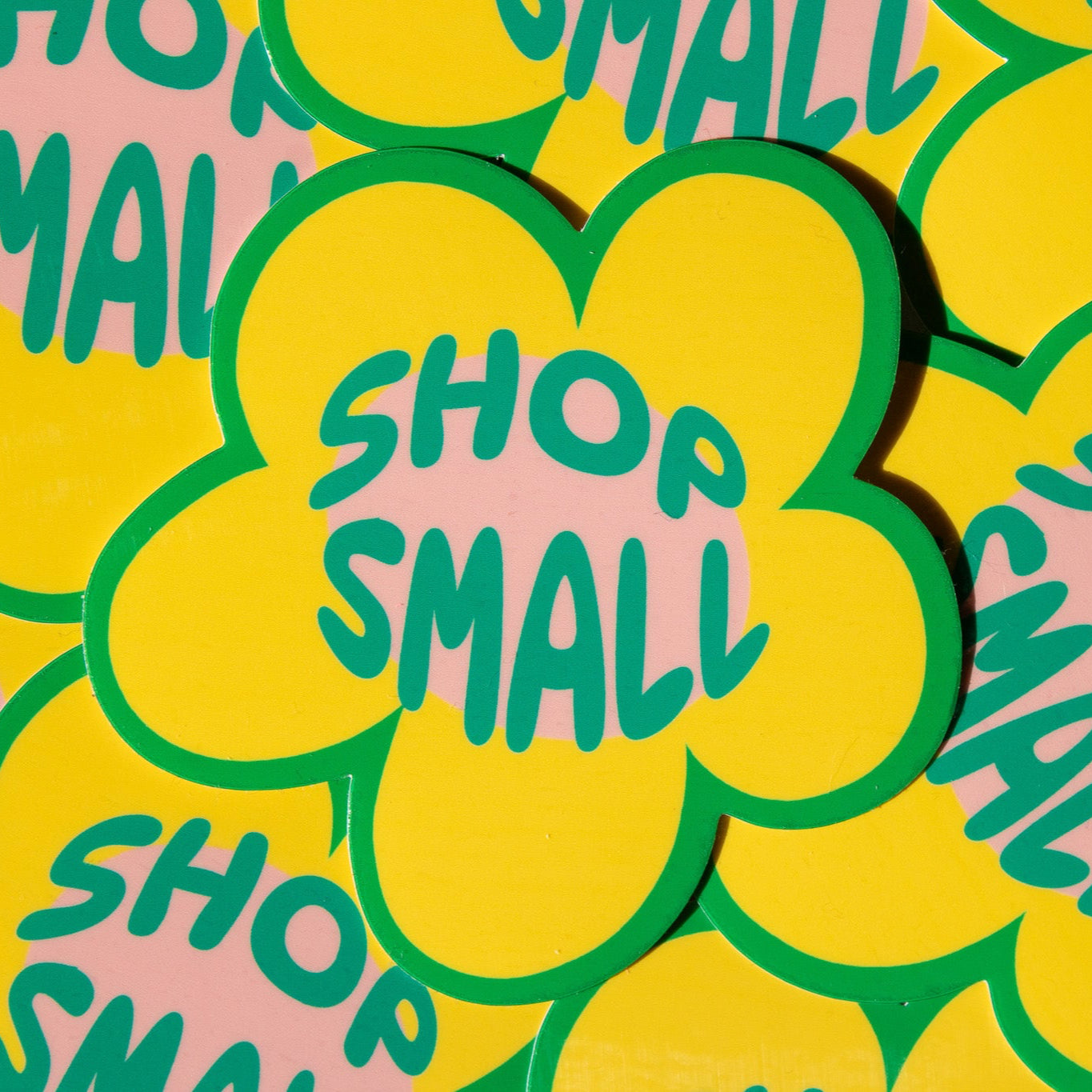 Shop Small Flower Vinyl Sticker