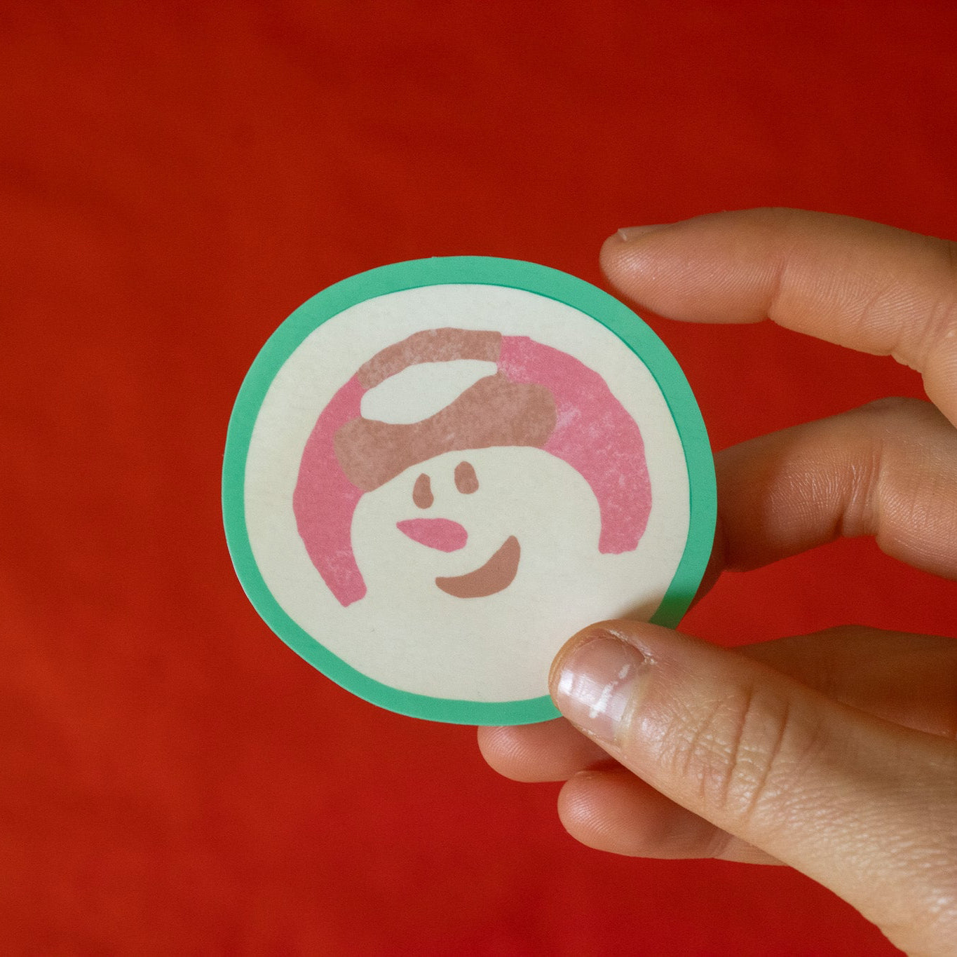 Snowman Christmas Sugar Cookie