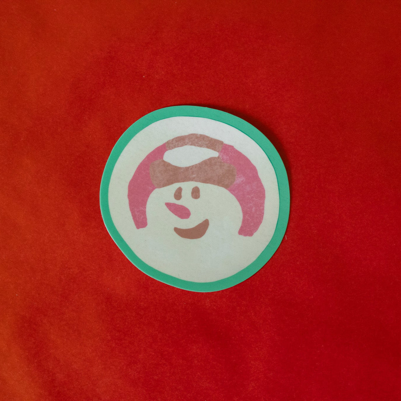 Snowman Christmas Sugar Cookie