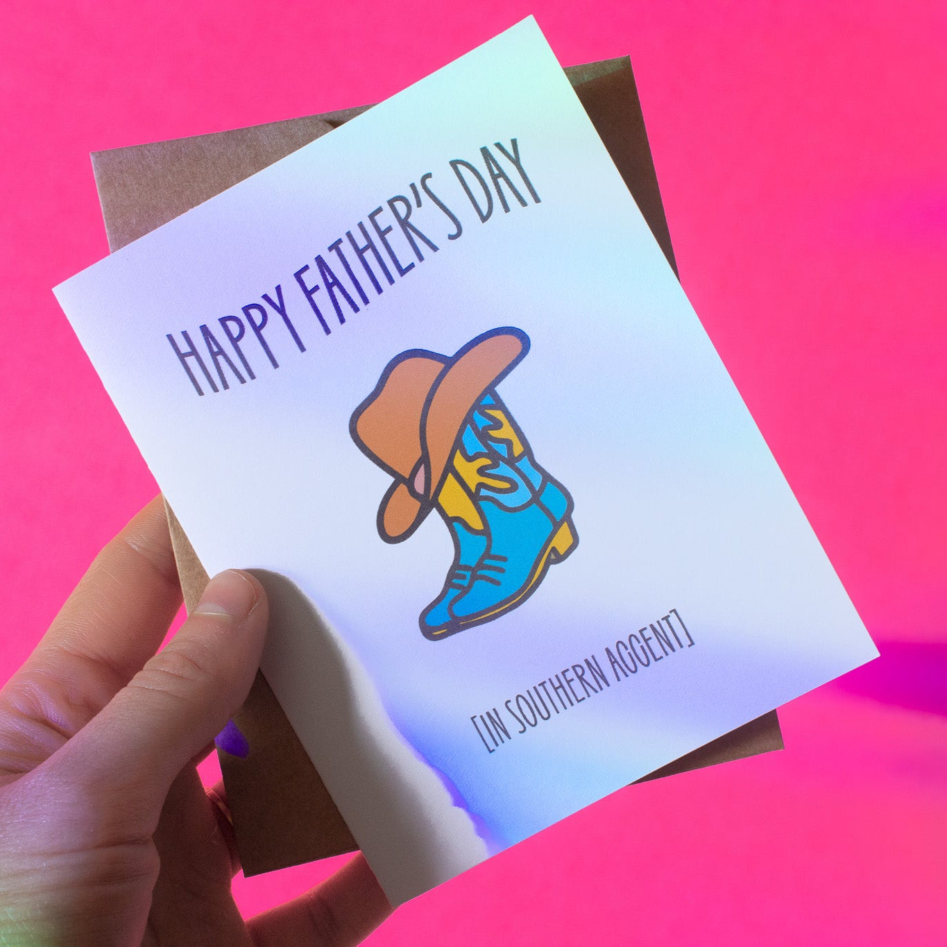 Southern Accent Father's Day Greeting Card