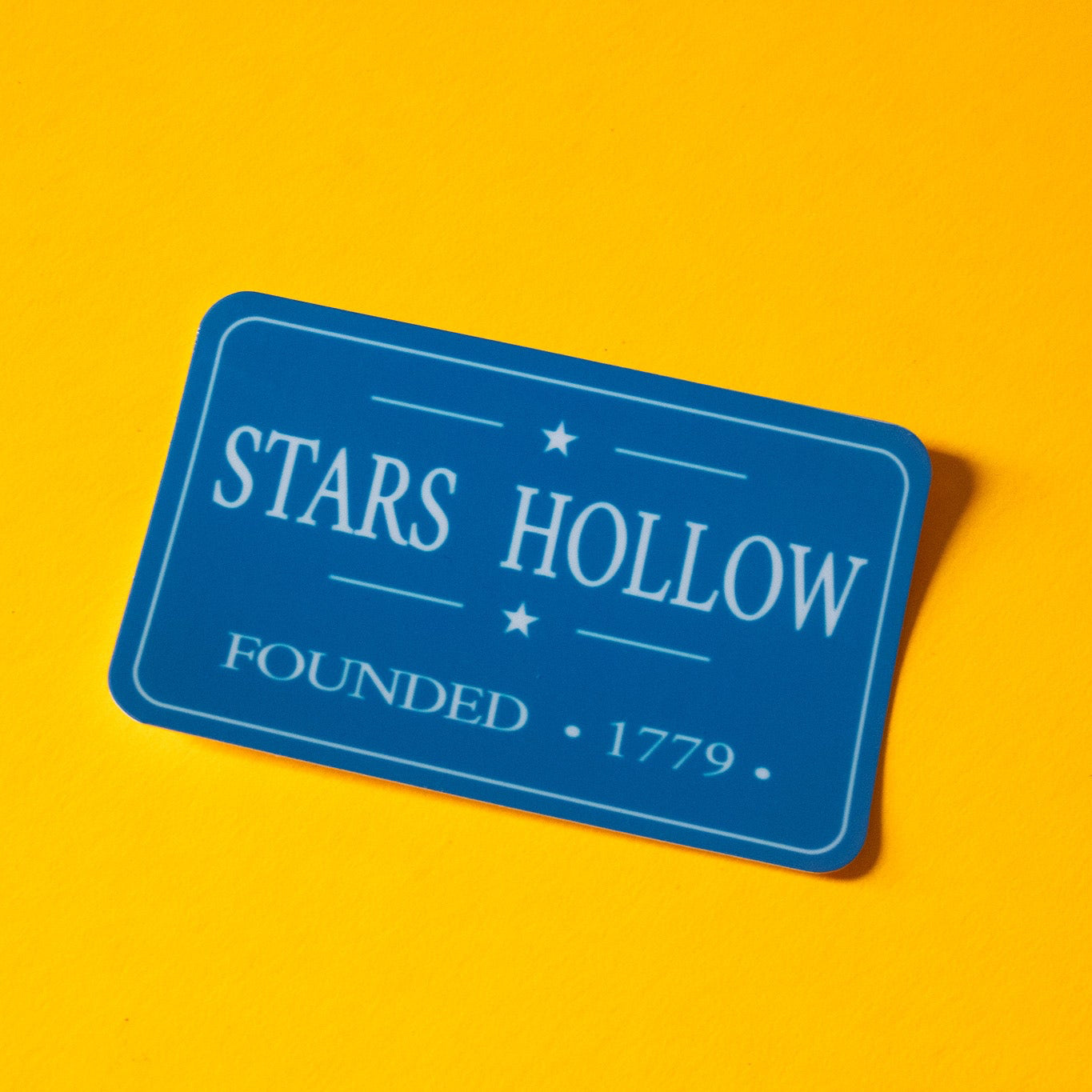 Stars Hollow Sign Vinyl Sticker