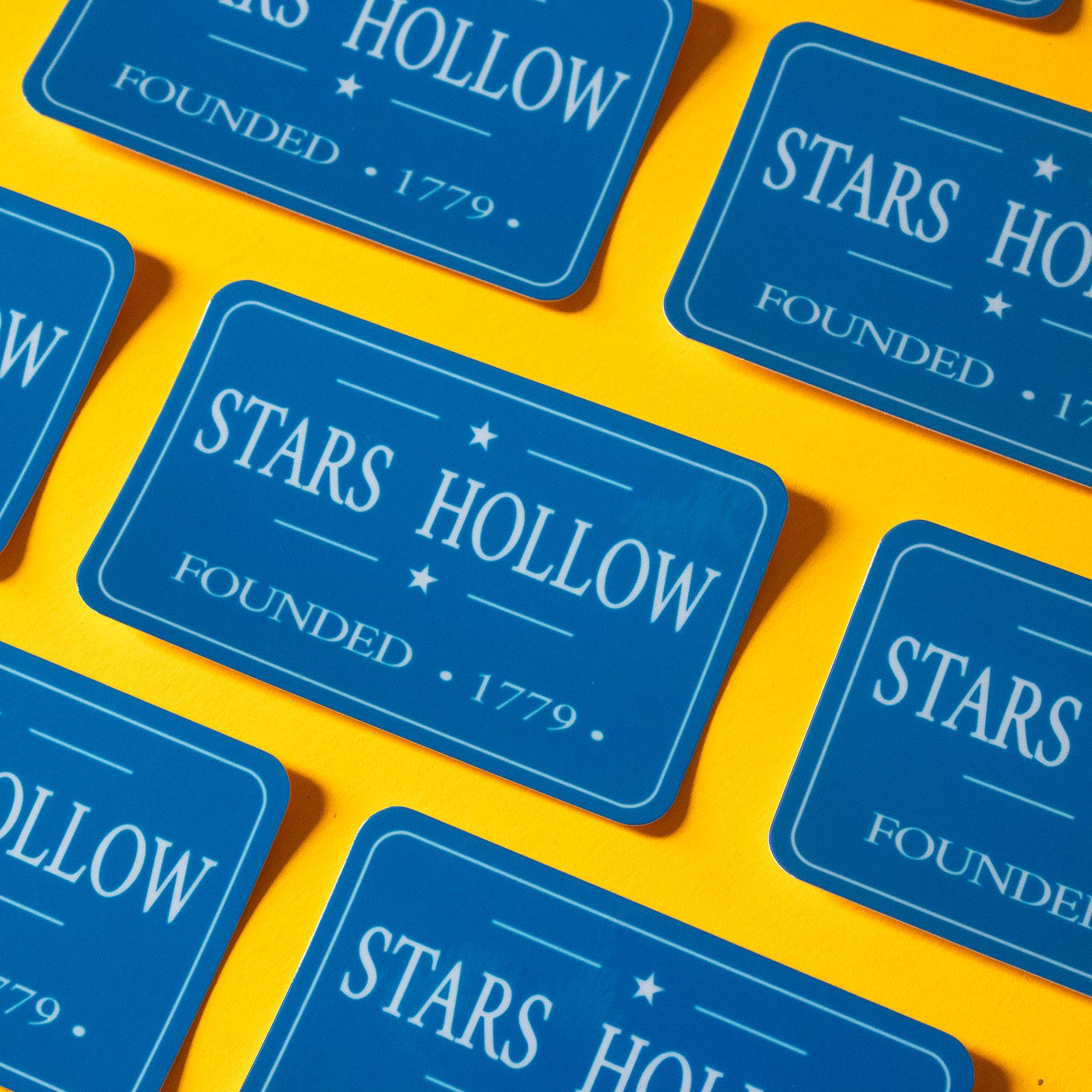 Stars Hollow Sign Vinyl Sticker