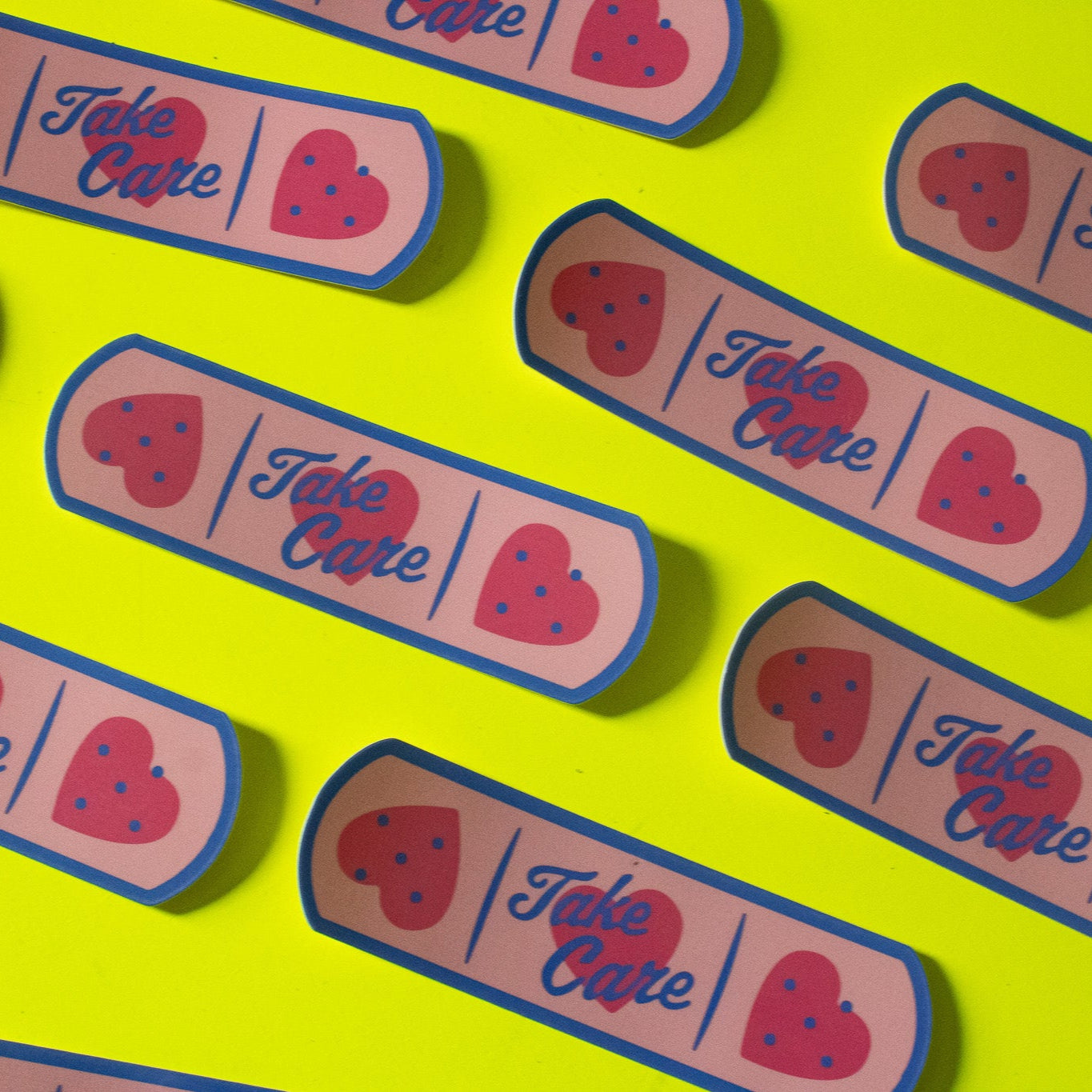 Take Care Bandaid Vinyl Sticker