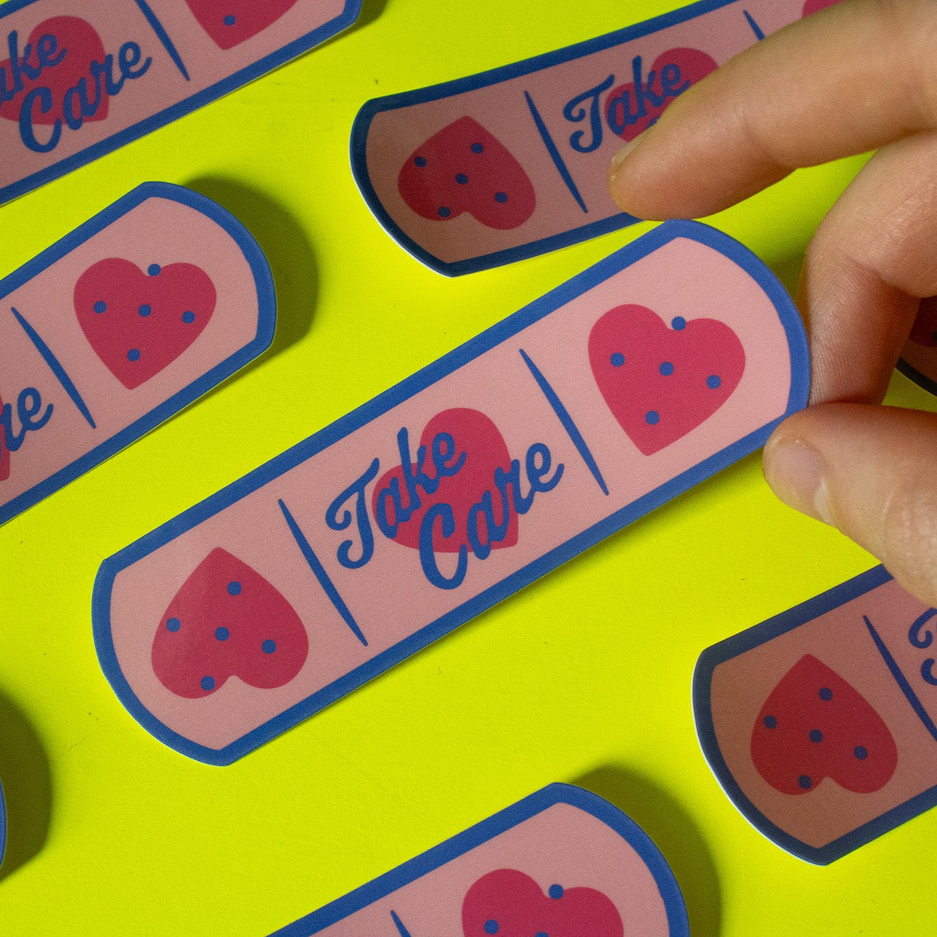 Take Care Bandaid Vinyl Sticker