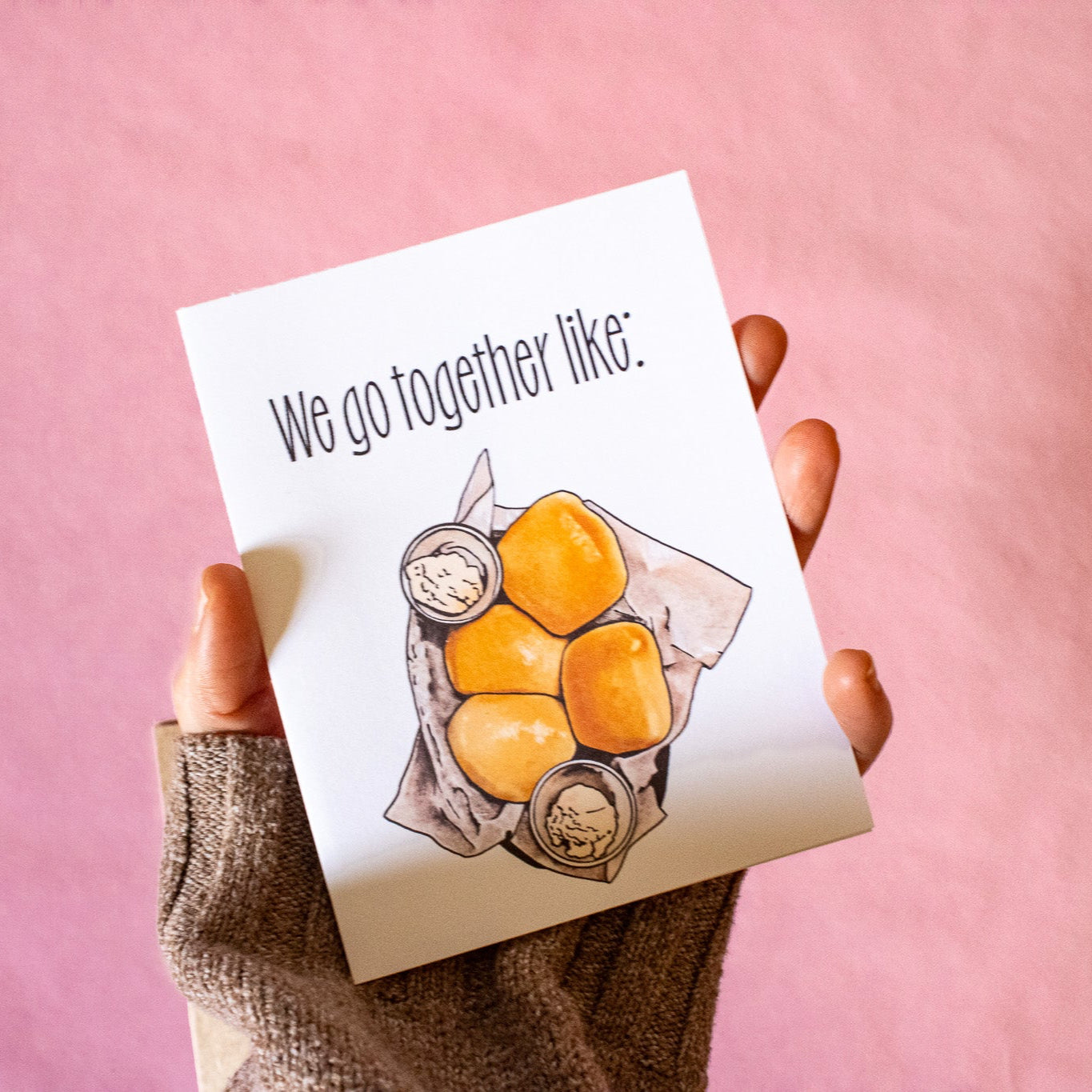 Texas Rolls and Butter Greeting Card