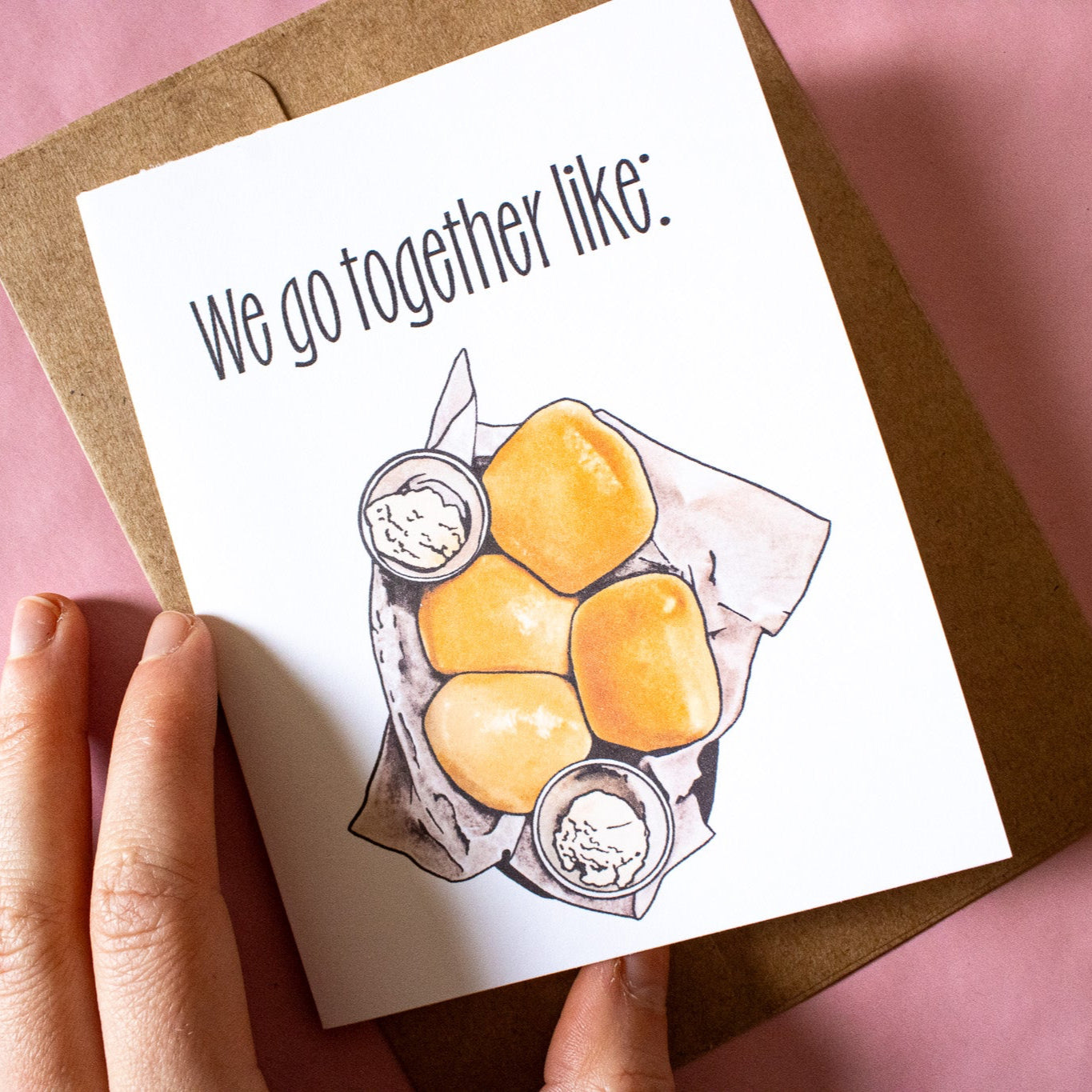 Texas Rolls and Butter Greeting Card