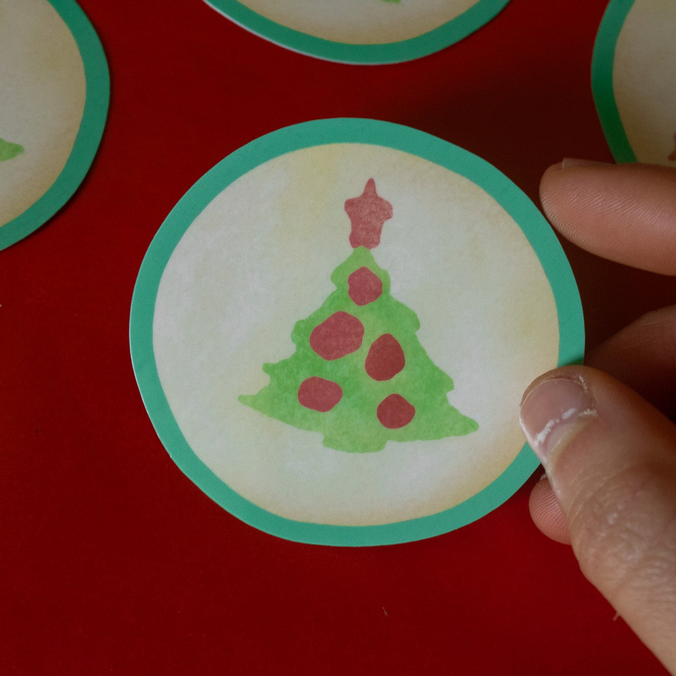 Christmas Tree Sugar Cookie Vinyl Sticker