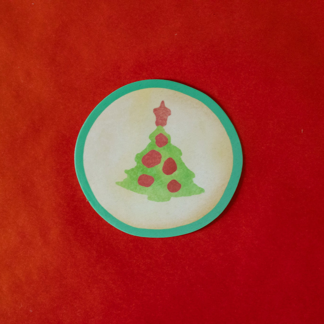 Christmas Tree Sugar Cookie Vinyl Sticker